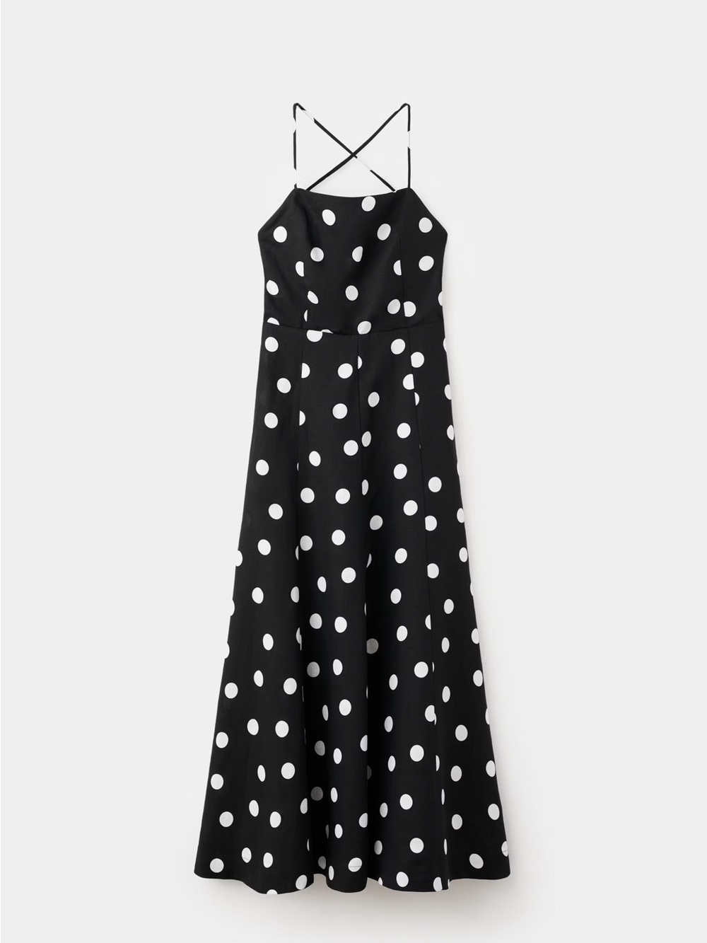 NWT (size M) MANGO LYOCELL POLKA DOT DRESS - Picture 7 of 12